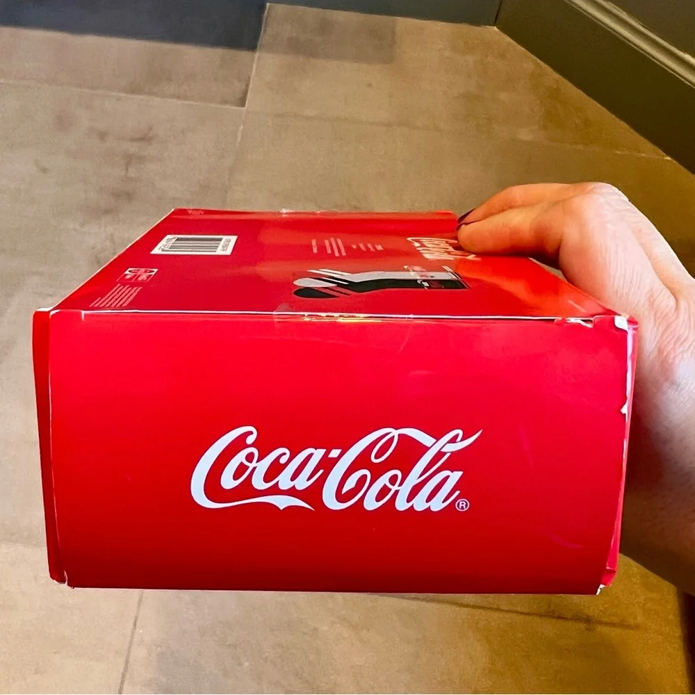 COCA COLA Crew Socks 3 Pack Gift Box Classic Diet Coke Zero NWT Size 4 -10